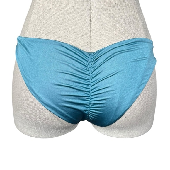 Beach Bunny Kennedy Skimpy Bikini Bottoms in Dusty Blue Small - Picture 5 of 8